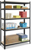 A Picture of product SAF-6246BL Safco® Boltless Shelving Steel/Particleboard Five-Shelf, 48w x 18d 72h, Black