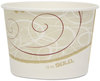 A Picture of product SCC-VS512SYM SOLO® Cup Company Single Poly Paper Containers,  12 oz, Symphony, 4.2" dia, 60/Pack, 20 Pack/Carton