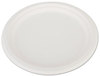 A Picture of product 240-216 SCT® ChampWare™ Heavyweight Bagasse Dinnerware,  Plate, 10", White, 500/Carton  Compostable.