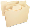 A Picture of product SMD-10301 Smead™ SuperTab® Top Tab File Folders 1/3-Cut Tabs: Assorted, Letter Size, 0.75" Expansion, 11-pt Manila, 100/Box