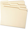 A Picture of product SMD-10343 Smead™ WaterShed®/CutLess® File Folders 1/3-Cut Tabs: Assorted, Letter Size, 0.75" Expansion, Manila, 100/Box