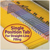 A Picture of product SMD-17910 Smead™ Reinforced Top Tab Colored File Folders Straight Tabs, Legal Size, 0.75" Expansion, Yellow, 100/Box