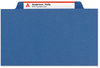 A Picture of product SMD-21541 Smead™ Expanding Recycled Heavy Pressboard Folders 1/3-Cut Tabs: Assorted, Letter Size, 1" Expansion, Dark Blue, 25/Box