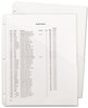 A Picture of product SMD-89506 Smead™ Organized Up® Poly Slash Jackets 2-Sections, Letter Size, Clear, 5/Pack