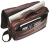 A Picture of product SML-457981139 Samsonite Leather Flapover Case,  16 x 6 x 13, Brown