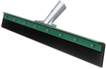 Unger® AquaDozer® Heavy-Duty Floor Squeegee,  30 Inch Blade, Green/Black Rubber, Straight