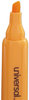 A Picture of product UNV-08863 Universal™ Desk Highlighters Fluorescent Orange Ink, Chisel Tip, Barrel, Dozen