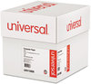 A Picture of product UNV-15806 Universal® Printout Paper 1-Part, 15 lb Bond Weight, 9.5 x 11, White, 3,300/Carton
