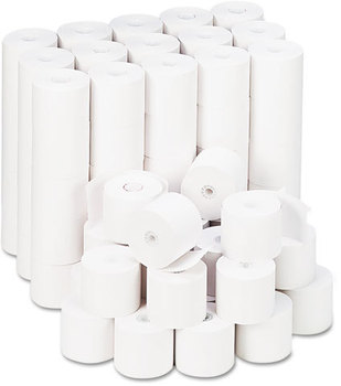 Universal® Impact and Inkjet Printing Bond Paper Rolls Print 0.5" Core, 2.25" x 165 ft, White, 100/Carton
