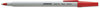 A Picture of product UNV-27412 Universal™ Ballpoint Stick Pen Medium 1 mm, Red Ink, Gray/Red Barrel, Dozen