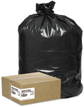 Handi-Bag® Super Value Pack Contractor Bags,  42gal, 2.5 Mil, 33 x 48, 50/Carton