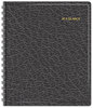 A Picture of product AAG-7082205 AT-A-GLANCE® Four-Person Group Daily Appointment Book 11 x 8, Black Cover, 12-Month (Jan to Dec): 2025