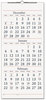 A Picture of product AAG-SW11528 AT-A-GLANCE® Three-Month Reference Wall Calendar 12 x 27, White Sheets, 15-Month: Dec 2024 to Feb 2026