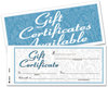 A Picture of product ABF-GFTC1 Adams® Gift Certificates,  8 x 3 2/5, White/Canary, 25/Book