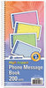 A Picture of product ABF-SC1153RB Adams® Wirebound Telephone Message Book,  Two-Part Carbonless, 200 Forms