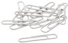 A Picture of product ACC-72380 ACCO Paper Clips #1, Smooth, Silver, 100 Clips/Box, 10 Boxes/Pack