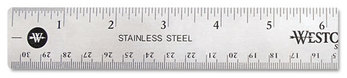 Westcott® Stainless Steel Ruler,  12"