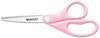 A Picture of product ACM-15387 Westcott® All Purpose Pink Ribbon Scissors,  8" Long, Pink