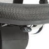 A Picture of product ALE-EQA42ME10A Alera® EQ Series Ergonomic Multifunction Mid-Back Mesh Chair Supports Up to 250 lb, Black Seat/Back, Aluminum Base