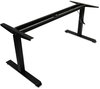 A Picture of product ALE-HTPN1B Alera® AdaptivErgo® Sit-Stand Pneumatic Height-Adjustable Table Base 59.06" x 28.35" 26.18" to 39.57", Black
