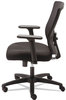 A Picture of product ALE-NV42B14 Alera® Envy Series Mesh Mid-Back Swivel/Tilt Chair Supports Up to 250 lb, 16.88" 21.5" Seat Height, Black