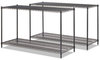 A Picture of product ALE-SW206024BA Alera® Black Anthracite Plus Wire Shelving Kit All-Purpose Starter Four-Shelf, 60w x 24d 72h,