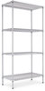 A Picture of product ALE-SW503618BL Alera® NSF Certified Industrial Heavy-Duty Wire Shelving Starter Kit Four-Shelf 36w x 18d 72h, Black