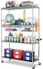 A Picture of product ALE-SW503624SR Alera® NSF Certified Industrial Heavy-Duty Wire Shelving Starter Kit Four-Shelf 36w x 24d 72h, Silver