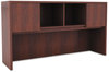 A Picture of product ALE-VA286015MC Alera® Valencia™ Series Hutch with Doors, 4 Compartments, 58.88w x 15d 35.38h, Medium Cherry