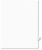 A Picture of product AVE-01021 Avery® Preprinted Style Legal Dividers Exhibit Side Tab Index 10-Tab, 21, 11 x 8.5, White, 25/Pack, (1021)