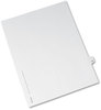 A Picture of product AVE-01031 Avery® Preprinted Style Legal Dividers Exhibit Side Tab Index 10-Tab, 31, 11 x 8.5, White, 25/Pack, (1031)