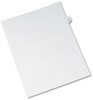 A Picture of product AVE-01056 Avery® Preprinted Style Legal Dividers Exhibit Side Tab Index 10-Tab, 56, 11 x 8.5, White, 25/Pack, (1056)