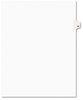 A Picture of product AVE-01056 Avery® Preprinted Style Legal Dividers Exhibit Side Tab Index 10-Tab, 56, 11 x 8.5, White, 25/Pack, (1056)