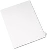 A Picture of product AVE-01075 Avery® Preprinted Style Legal Dividers Exhibit Side Tab Index 10-Tab, 75, 11 x 8.5, White, 25/Pack, (1075)