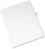 A Picture of product AVE-01417 Avery® Preprinted Style Legal Dividers Exhibit Side Tab Index 26-Tab, Q, 11 x 8.5, White, 25/Pack, (1417)