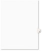 A Picture of product AVE-01417 Avery® Preprinted Style Legal Dividers Exhibit Side Tab Index 26-Tab, Q, 11 x 8.5, White, 25/Pack, (1417)