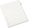 A Picture of product AVE-01423 Avery® Preprinted Style Legal Dividers Exhibit Side Tab Index 26-Tab, W, 11 x 8.5, White, 25/Pack, (1423)