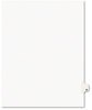 A Picture of product AVE-01423 Avery® Preprinted Style Legal Dividers Exhibit Side Tab Index 26-Tab, W, 11 x 8.5, White, 25/Pack, (1423)