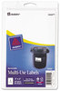 A Picture of product AVE-05450 Avery® Removable Multi-Use Labels Inkjet/Laser Printers, 3 x 5, White, 40/Pack, (5450)