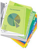 A Picture of product AVE-11901 Avery® Insertable Big Tab™ Plastic Dividers 8-Tab, 11 x 8.5, Assorted, 1 Set