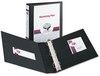 A Picture of product AVE-17042 Avery® Durable View Binder with DuraHinge® and Slant Rings 3 3" Capacity, 11 x 8.5, White