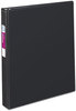 A Picture of product AVE-27201 Avery® Durable Non-View Binder with DuraHinge® and Slant Rings 3 1" Capacity, 11 x 8.5, Red