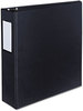 A Picture of product AVE-27201 Avery® Durable Non-View Binder with DuraHinge® and Slant Rings 3 1" Capacity, 11 x 8.5, Red