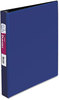 A Picture of product AVE-27201 Avery® Durable Non-View Binder with DuraHinge® and Slant Rings 3 1" Capacity, 11 x 8.5, Red