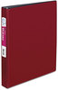 A Picture of product AVE-27201 Avery® Durable Non-View Binder with DuraHinge® and Slant Rings 3 1" Capacity, 11 x 8.5, Red