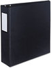 A Picture of product AVE-27553 Avery® Durable Non-View Binder with DuraHinge® and Slant Rings 3 2" Capacity, 11 x 8.5, Green
