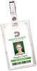 A Picture of product AVE-2920 Avery® Heavy-Duty Secure Top™ Name Badge Holders,  Vertical, 2 1/4 x 3 1/2, Clear, 50/Box