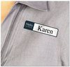 A Picture of product AVE-5154 Avery® Flexible Self-Adhesive Mini Name Badge Labels 1 x 3.75, Hello, Assorted, 100/Pack