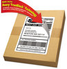 A Picture of product AVE-5164 Avery® Shipping Labels with TrueBlock® Technology w/ Laser Printers, 3.33 x 4, White, 6/Sheet, 100 Sheets/Box