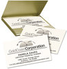 A Picture of product AVE-5876 Avery® Premium Clean Edge® Business Cards Laser, 2 x 3.5, Ivory, 200 10 Cards/Sheet, 20 Sheets/Pack